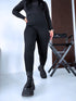 THERMO leggings "PERFECT BODY LM819" - BLACK PRE-ORDER